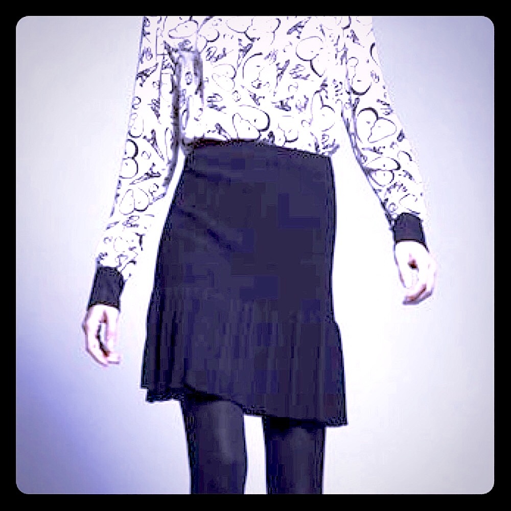 NWT Cathrine Malandrino designation pleated skirt